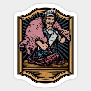 The Butcherman Sticker